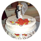Bild einer Torte als Symbol für Hochzeiten